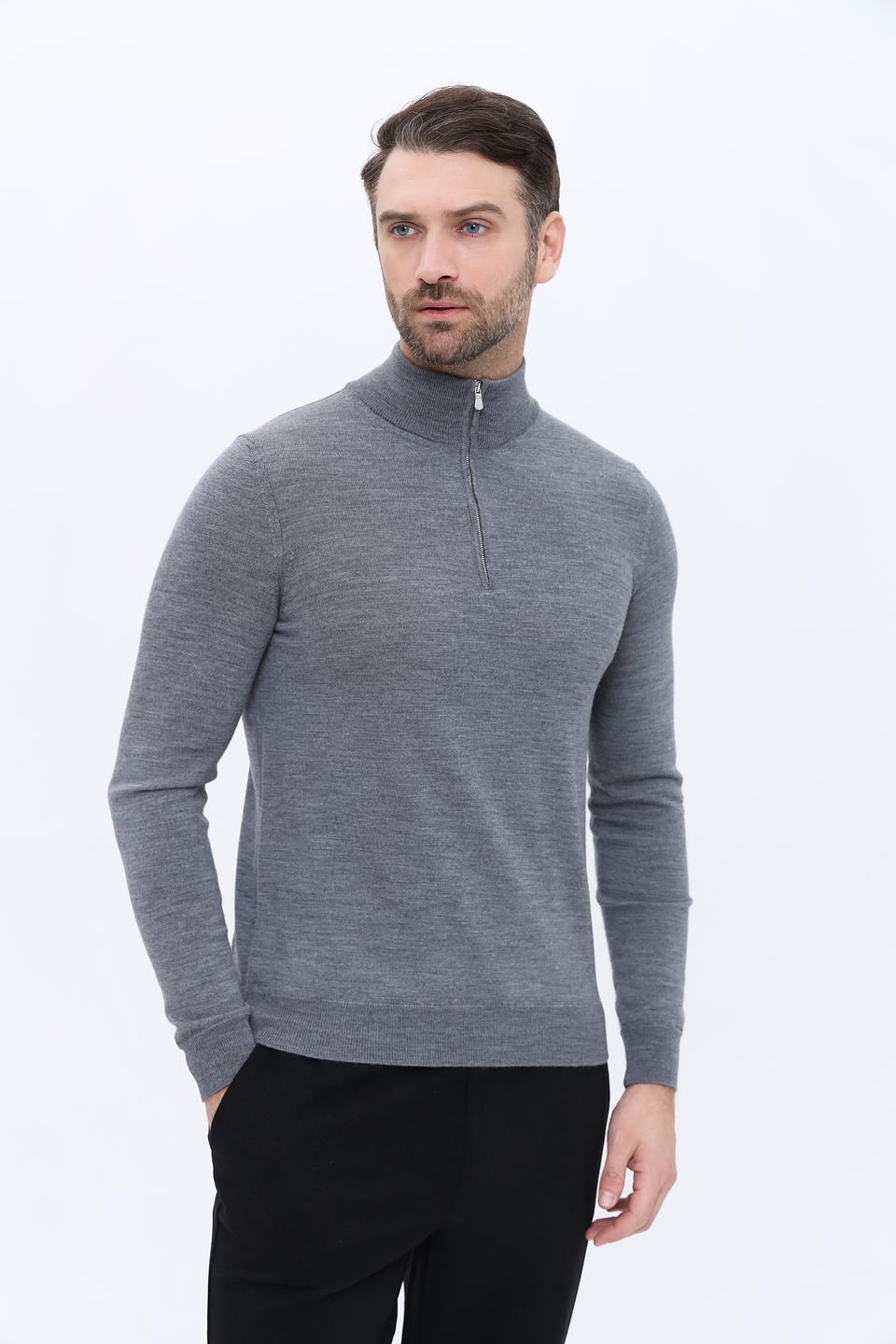 Джемпер Radi Perugia серый с молнией