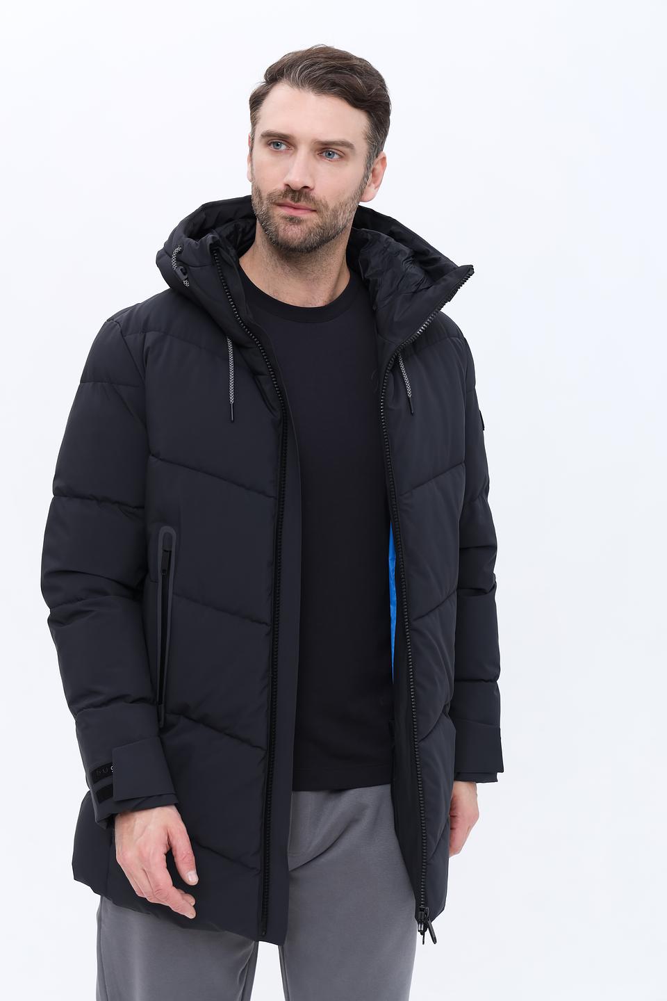 Куртка Bugatti стеганая чёрная