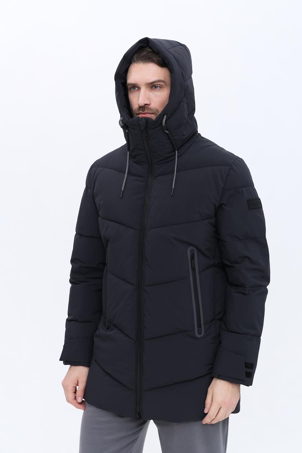 Куртка Bugatti стеганая чёрная