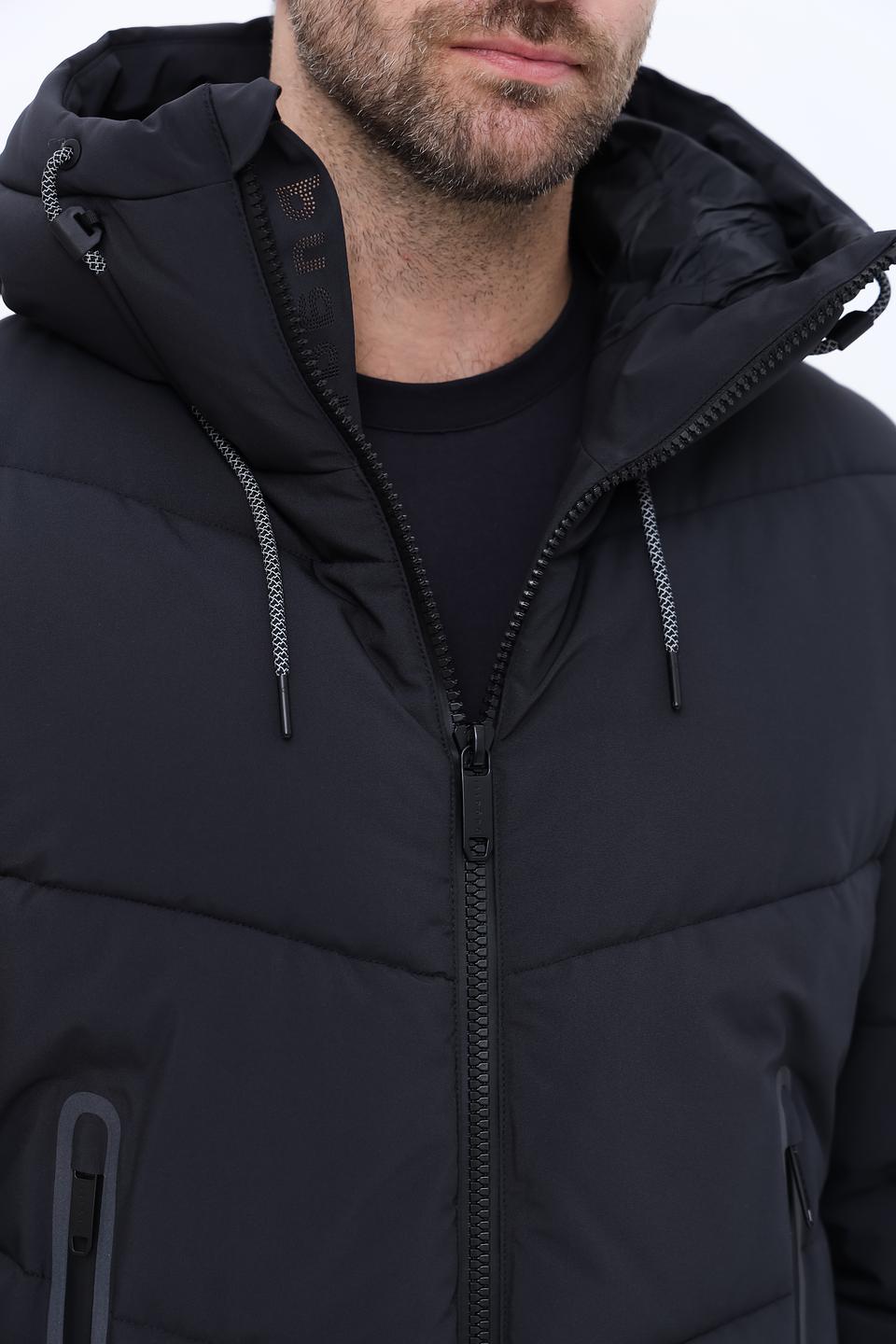 Куртка Bugatti стеганая чёрная