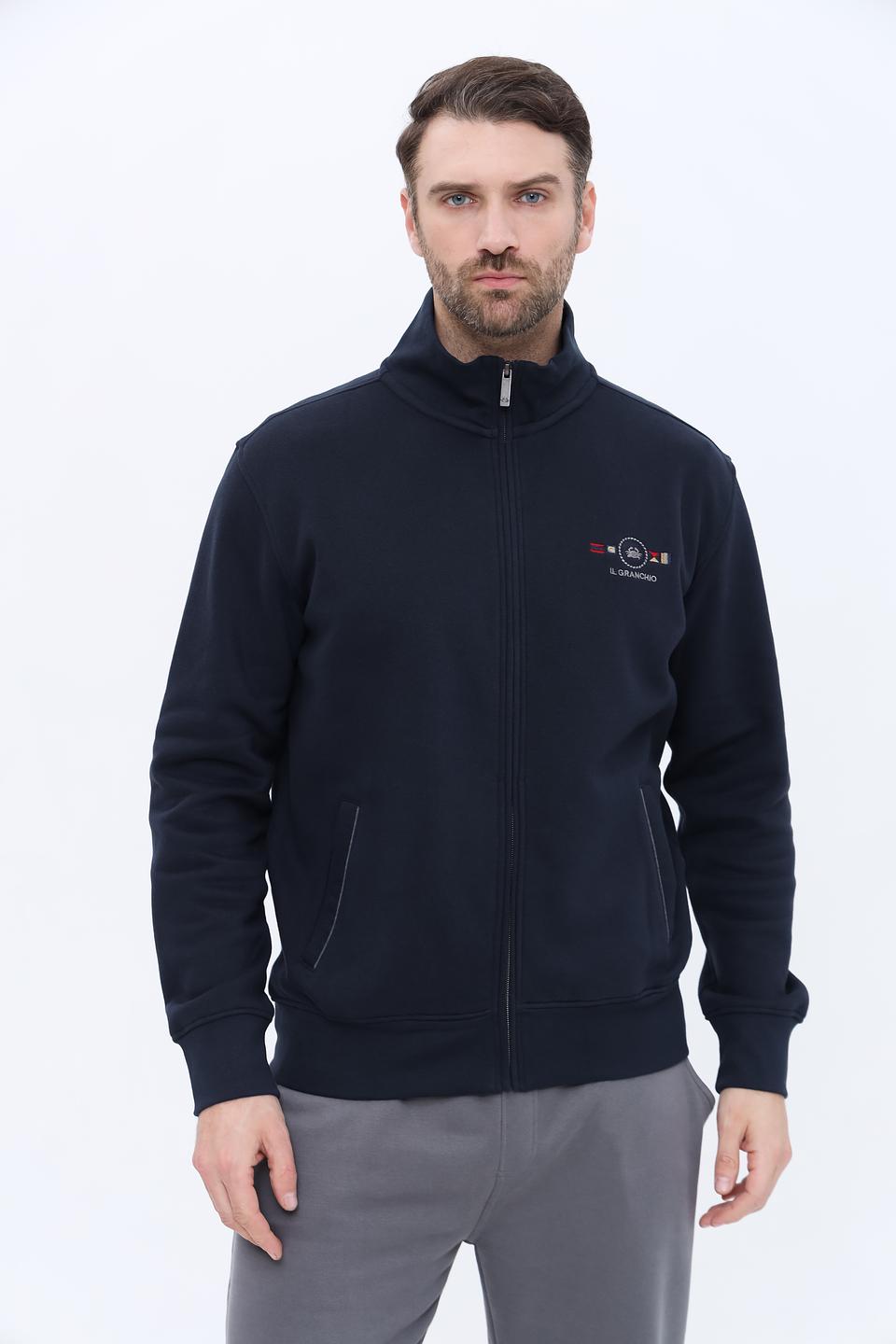 Кардиган Granchio мужской тёмно-синий