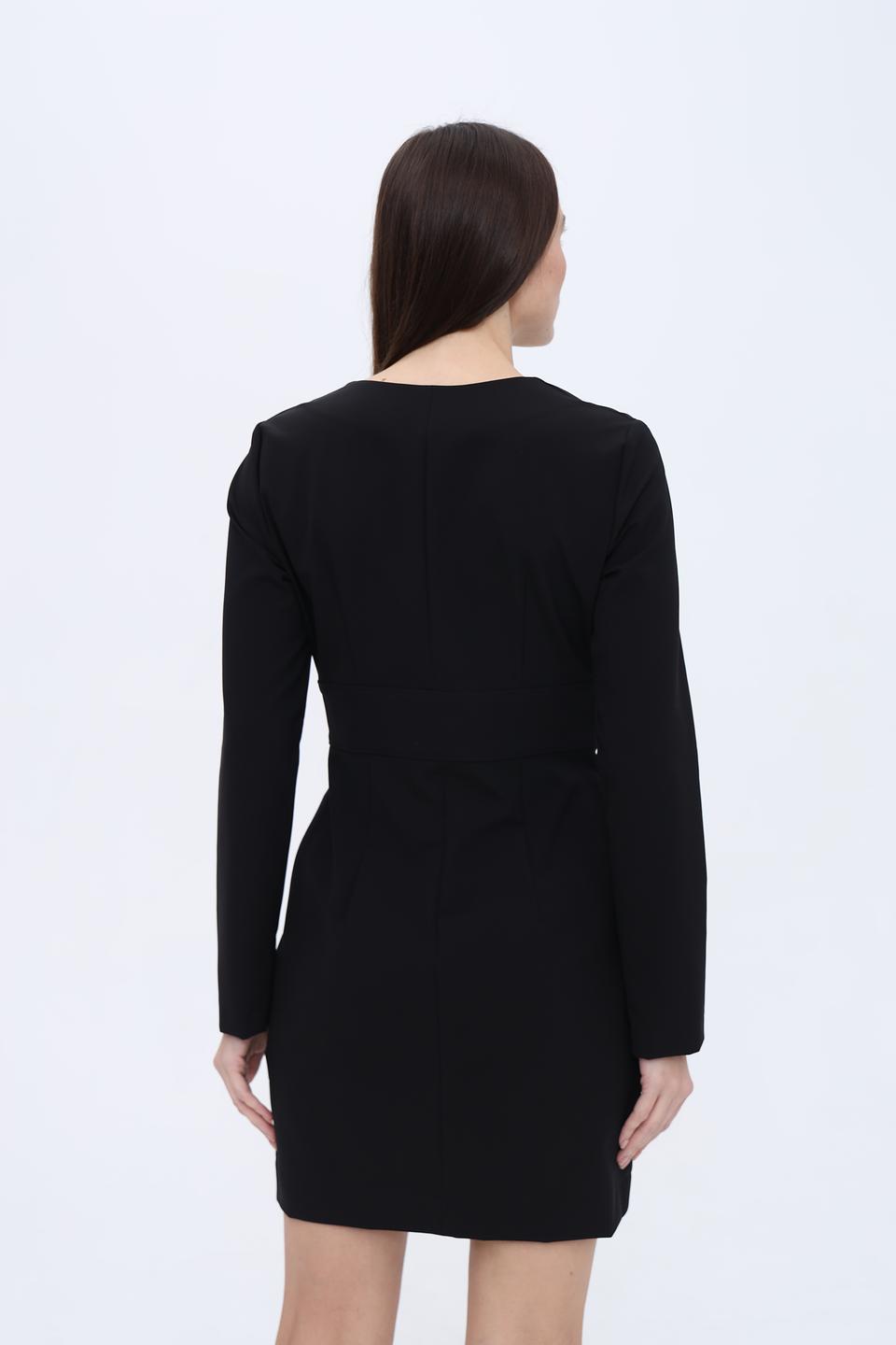 Платье Hugo чёрное с молнией