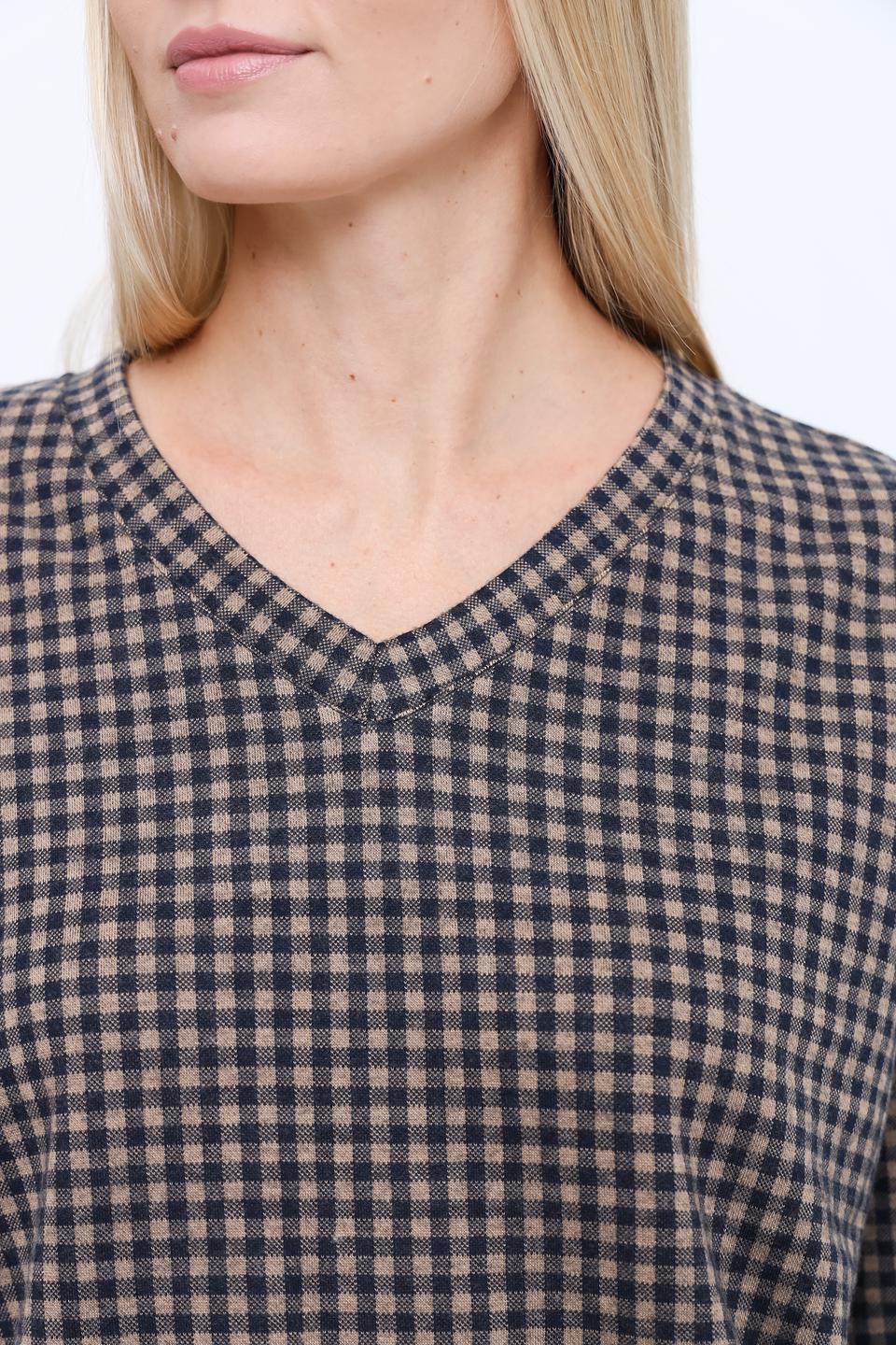 Пуловер Tom Tailor в клетку