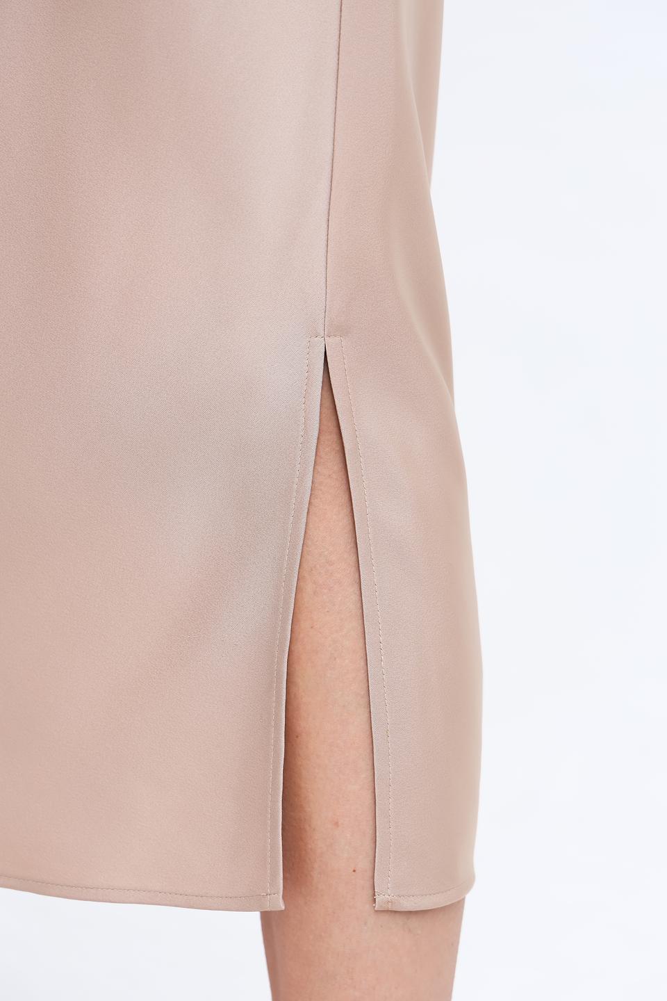 Юбка Marc Aurel бежевая с разрезом