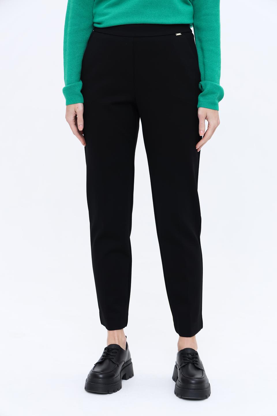 Брюки Kaos женские черные прямые