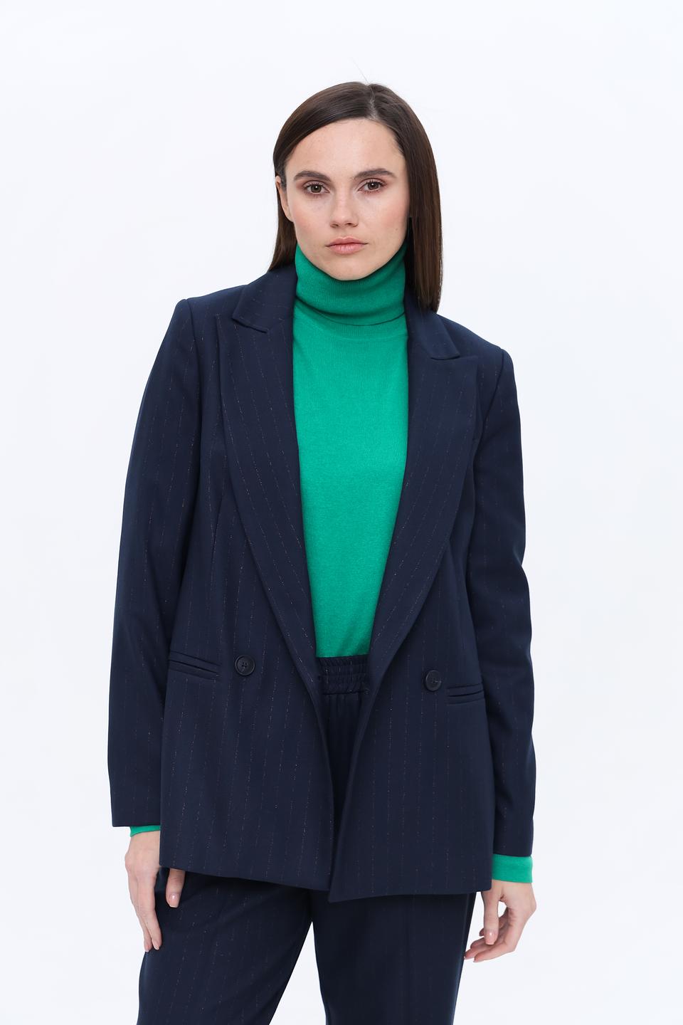 Жакет Kaos в полоску синий