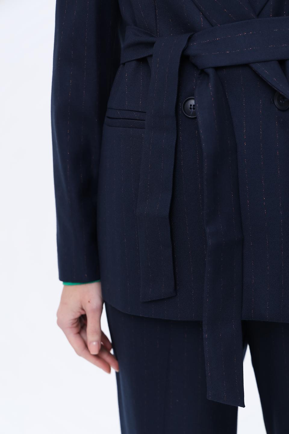 Жакет Kaos в полоску синий