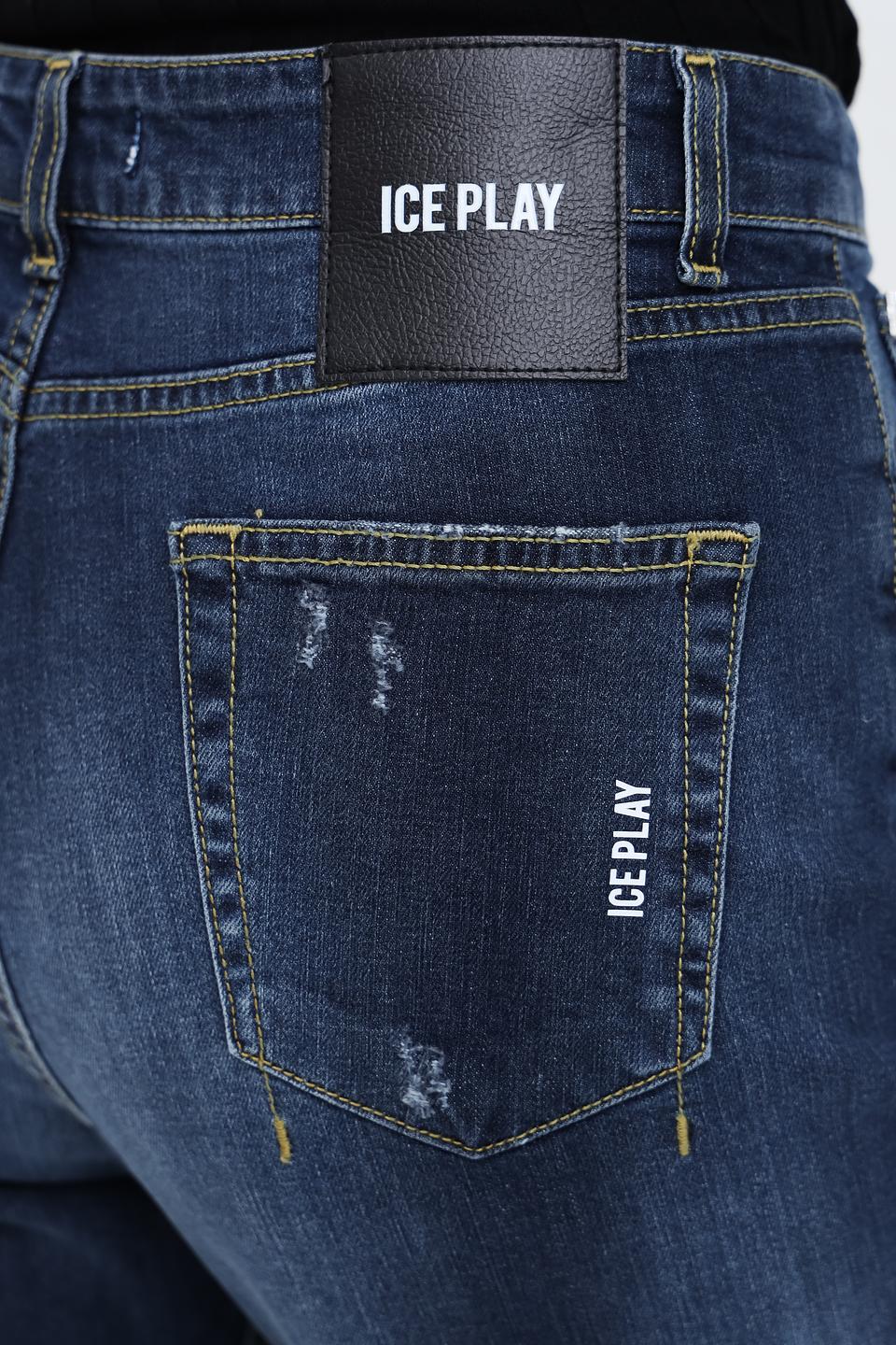 Джинсы Ice Play с потертостями