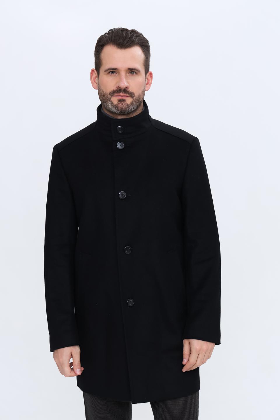 Пальто Joop! чёрное приталенное