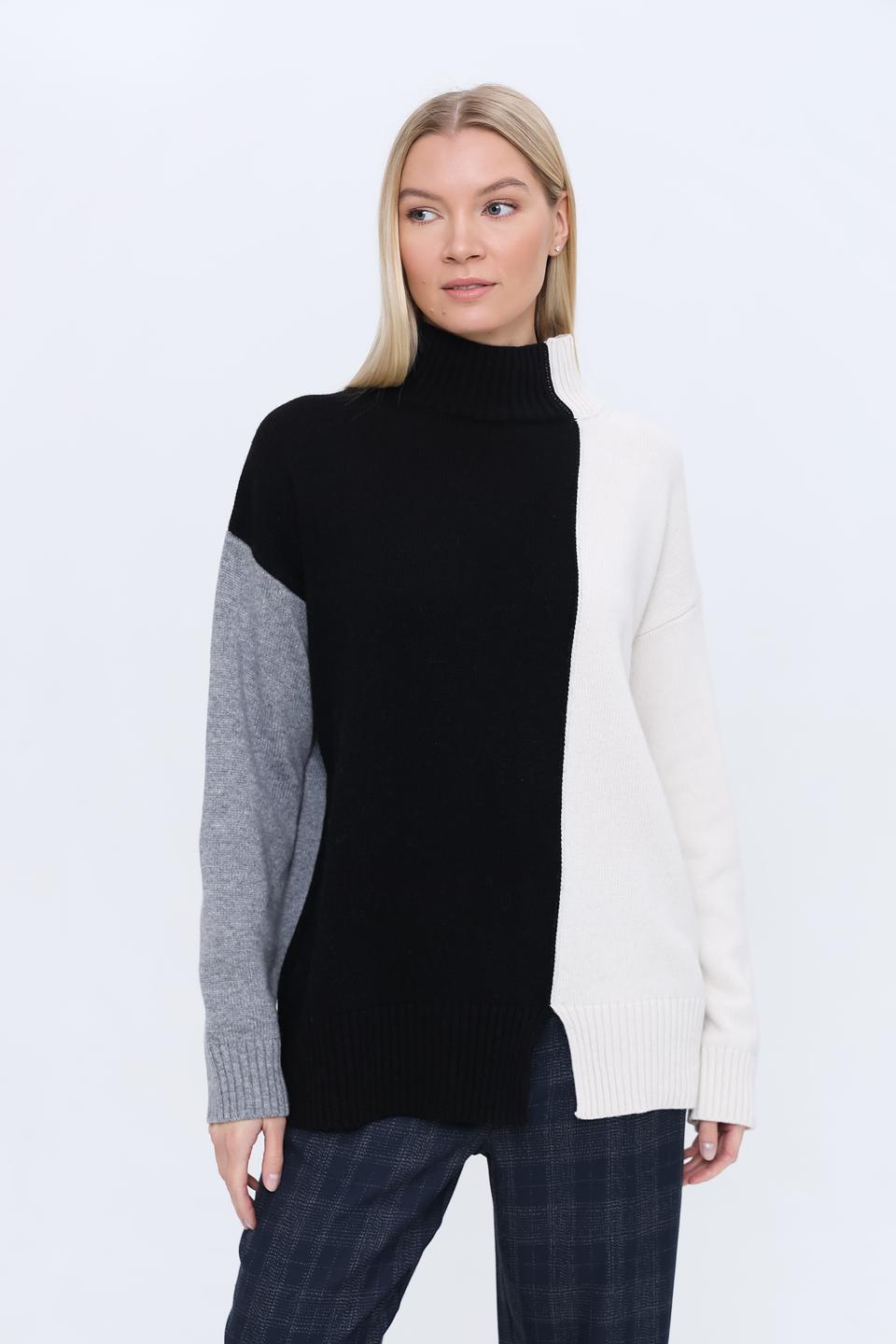 Джемпер Kaos комбинированный чёрный