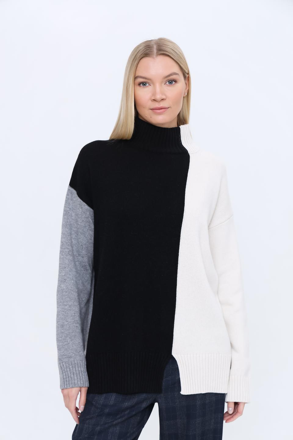 Джемпер Kaos комбинированный чёрный