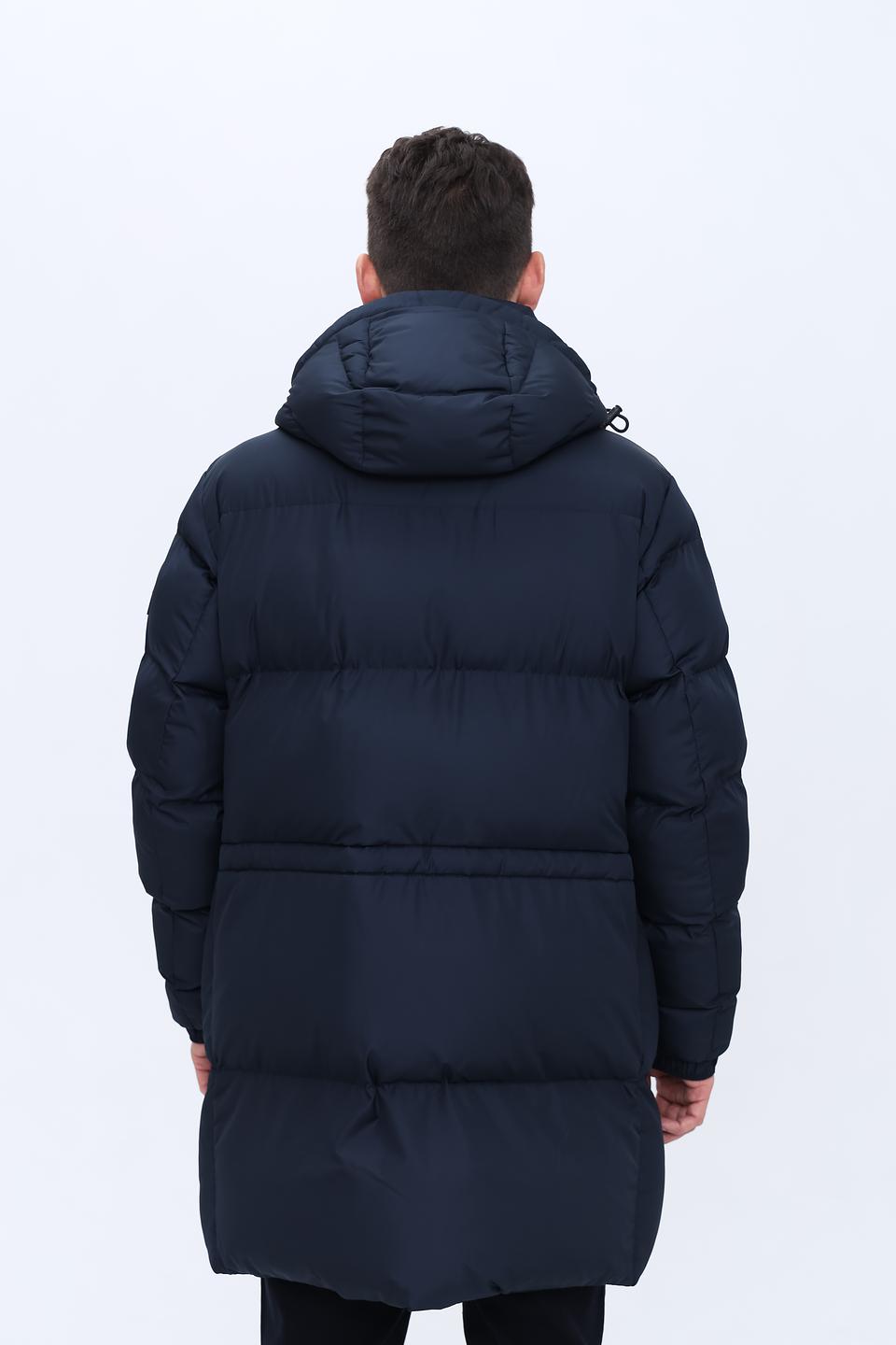 Куртка Boss Black стеганая синяя