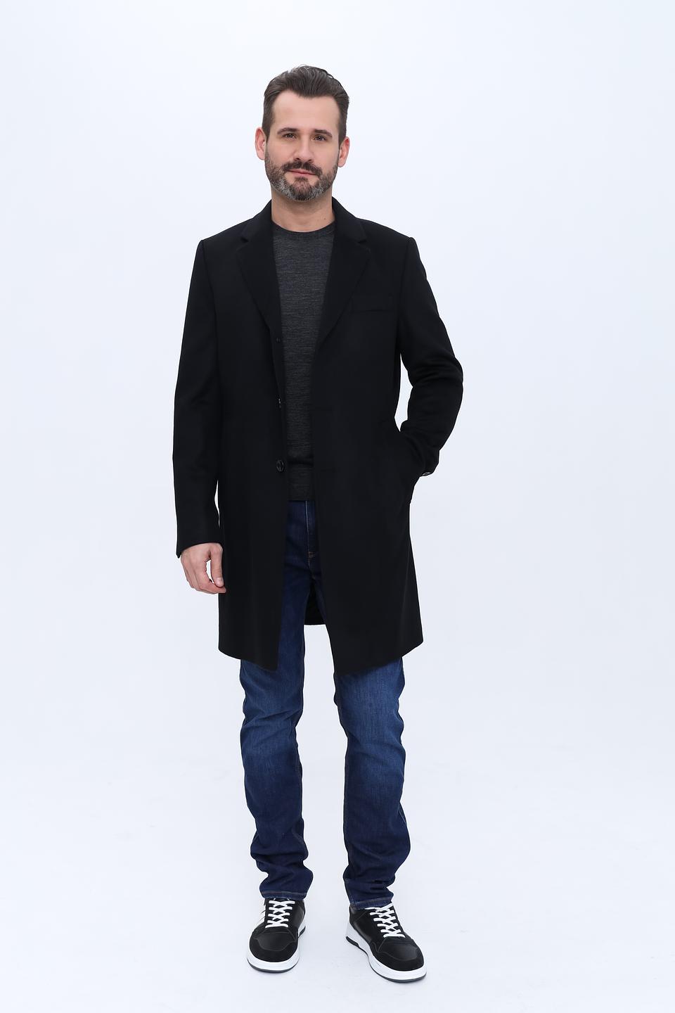 Пальто Boss Black чёрное