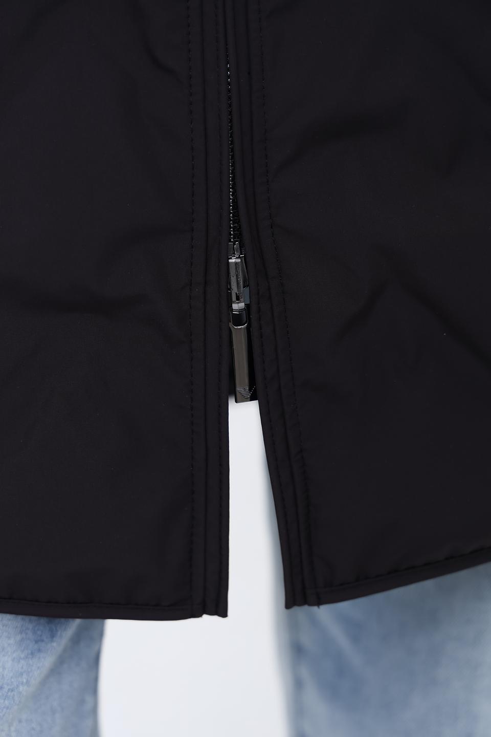 Пальто Emporio Armani стеганое чёрное