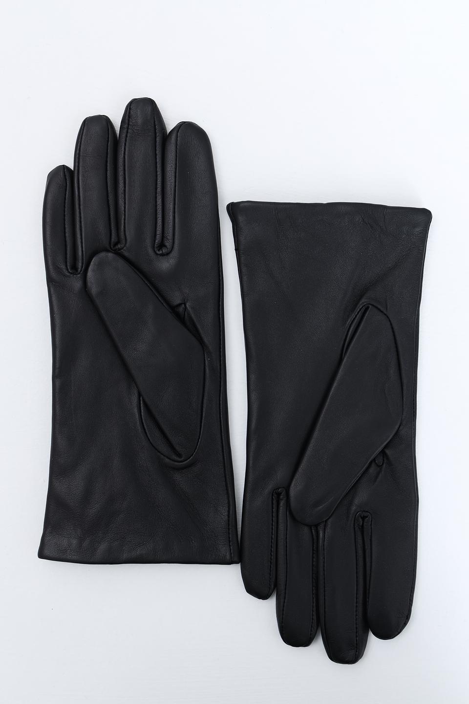 Перчатки Roeckl чёрные кожаные