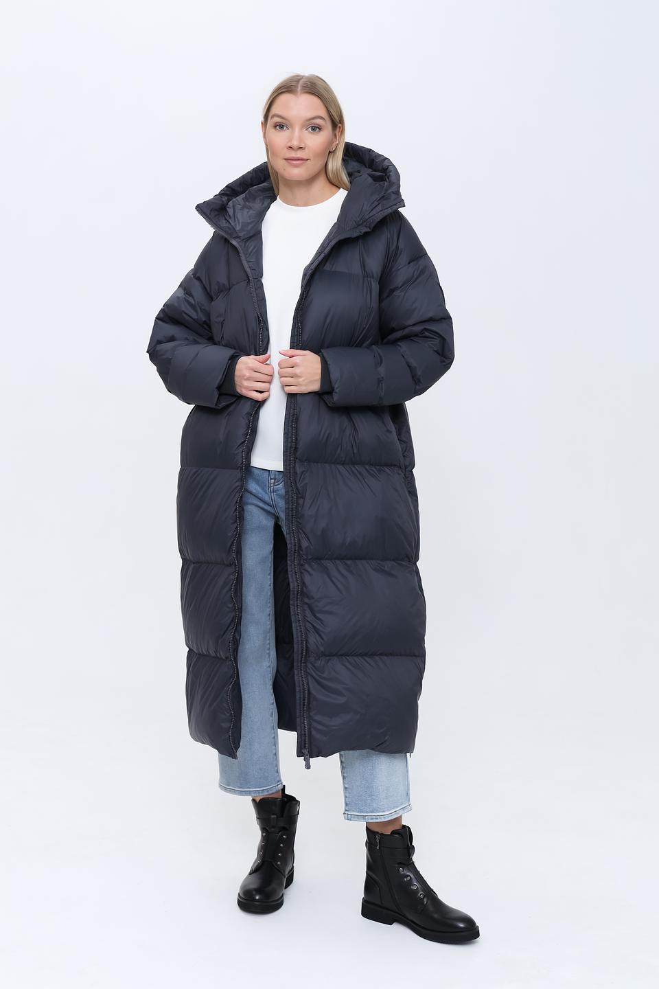 Пальто Bomboogie стеганое чёрное