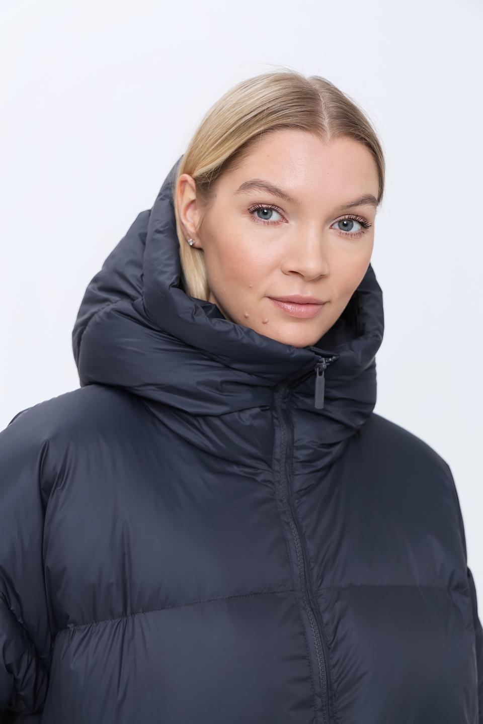 Пальто Bomboogie стеганое чёрное