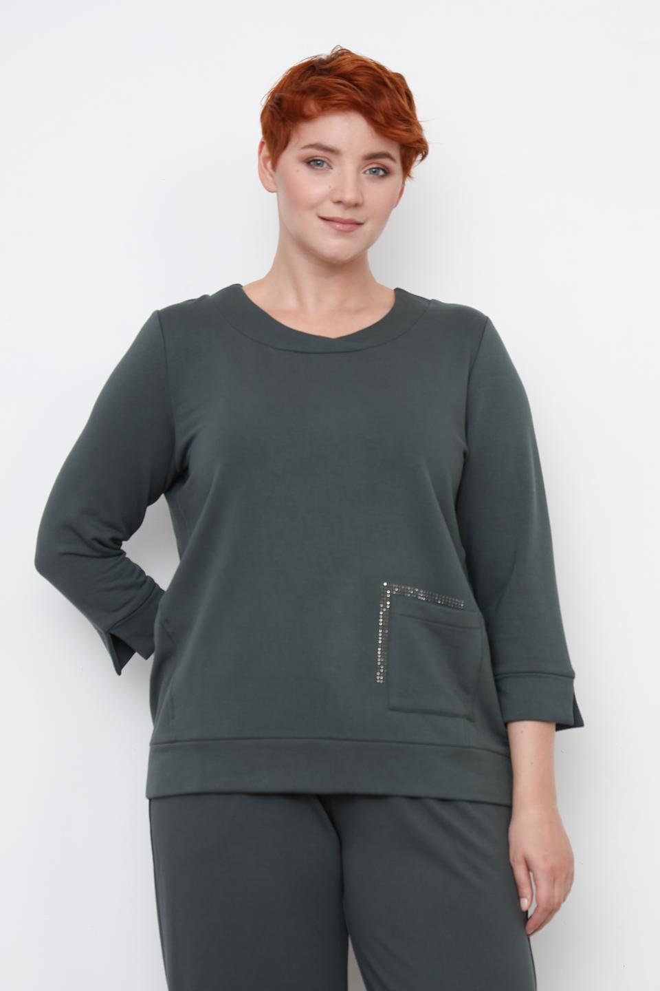 Пуловер Via Appia DUE зелёный