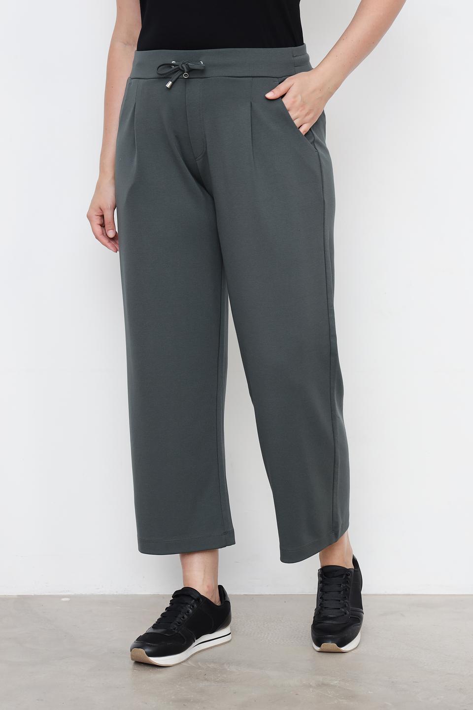 Брюки кюлоты Via Appia серые