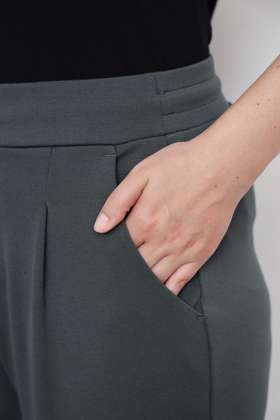 Брюки кюлоты Via Appia серые