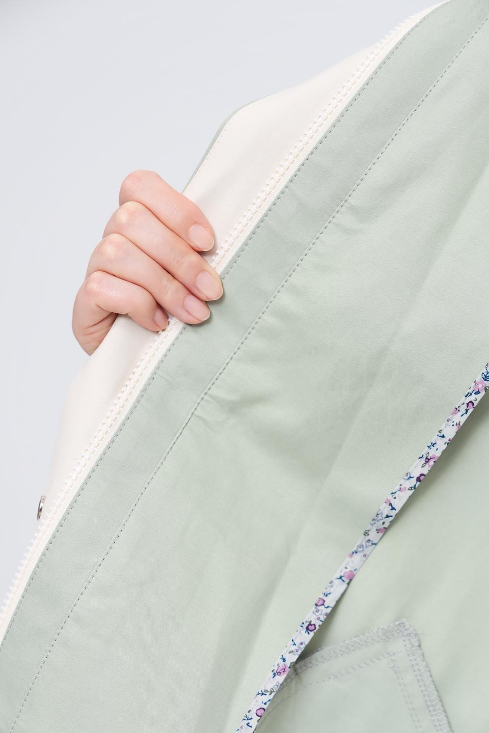 Плащ Beatris оверсайз мятный