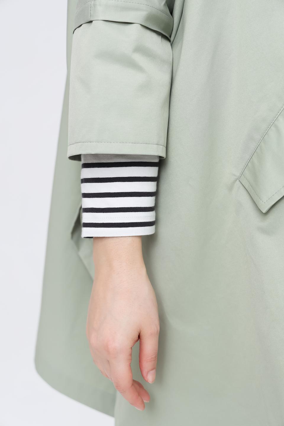 Плащ Beatris оверсайз мятный