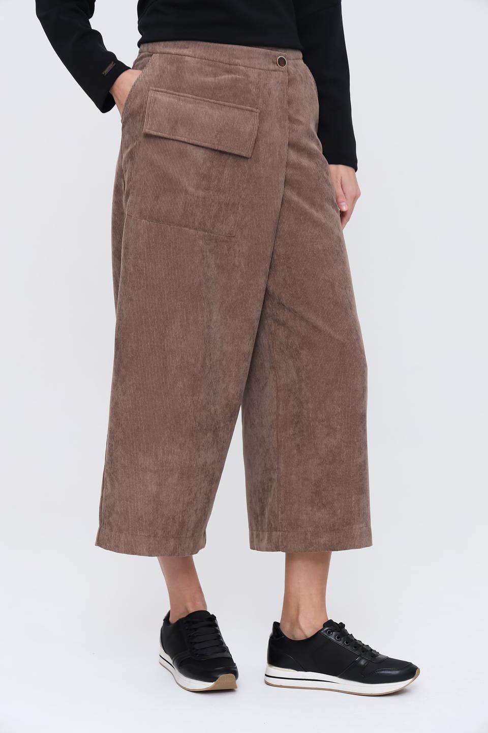 Брюки кюлоты Beatris коричневые