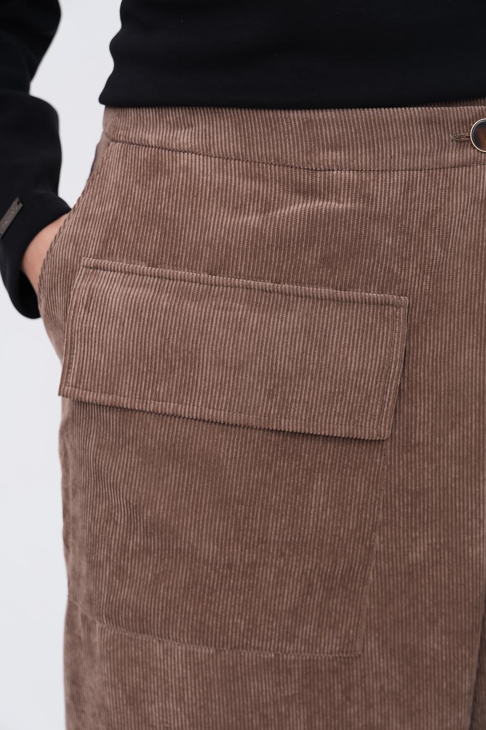 Брюки кюлоты Beatris коричневые