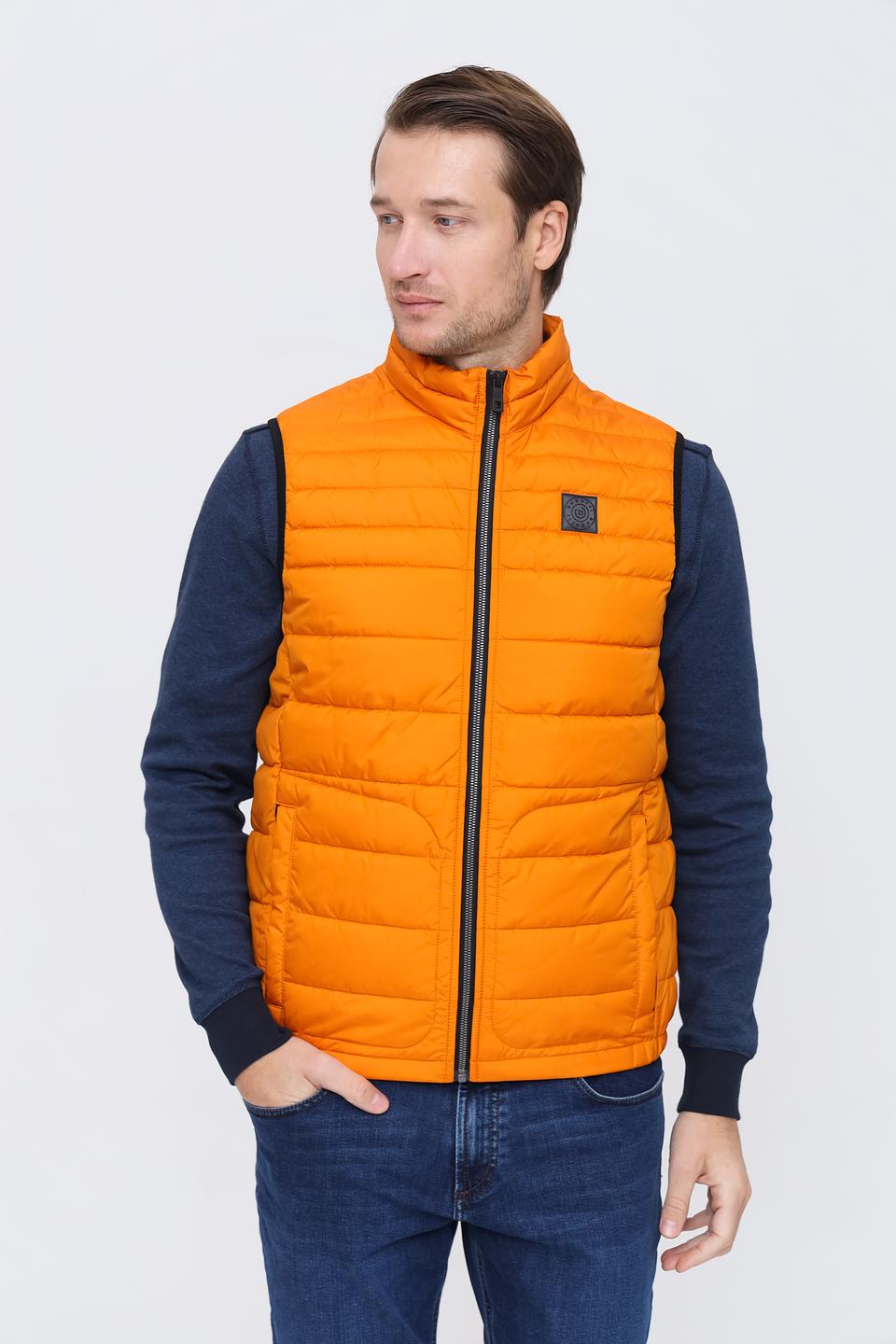 Жилет Bugatti стеганый оранжевый