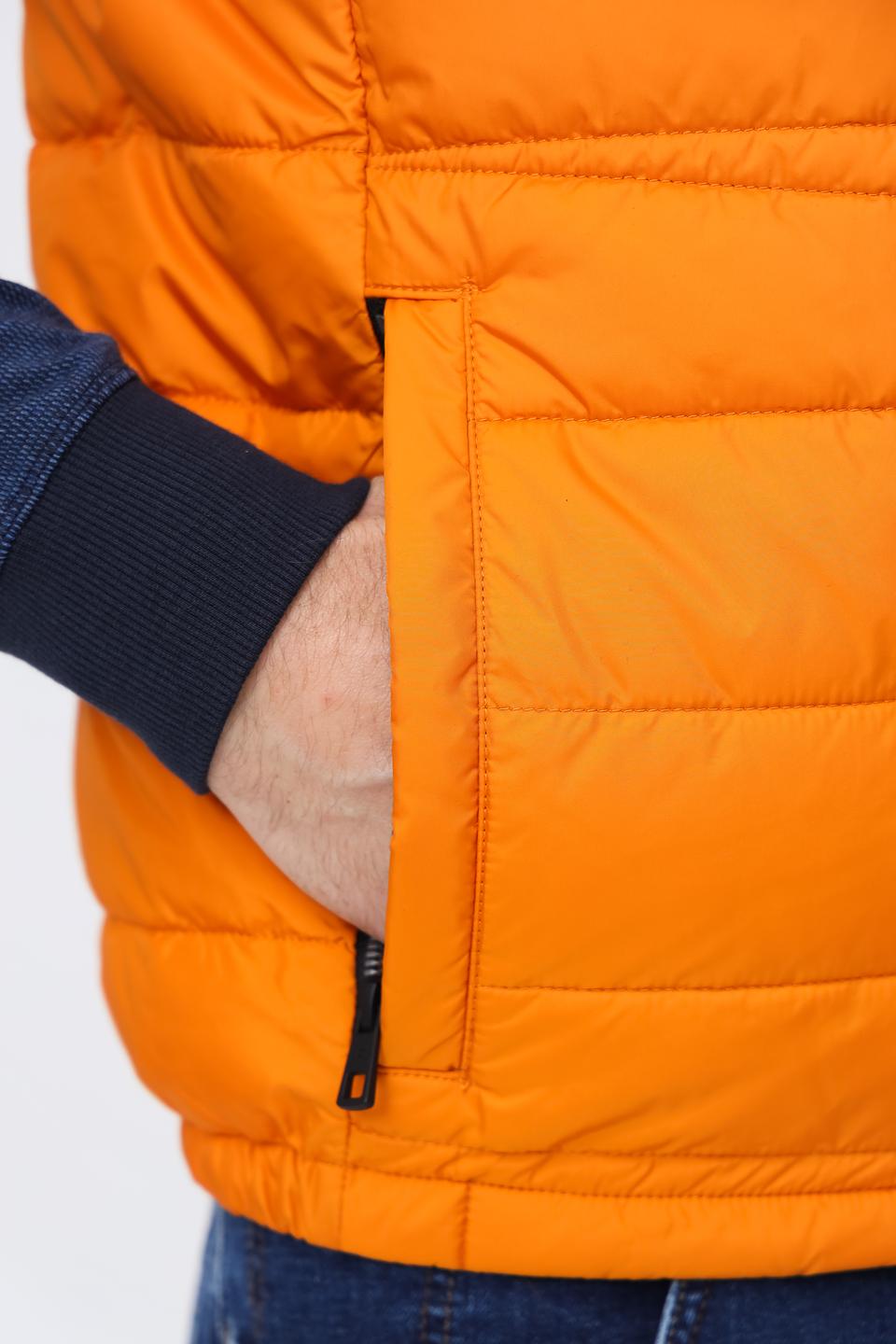 Жилет Bugatti стеганый оранжевый