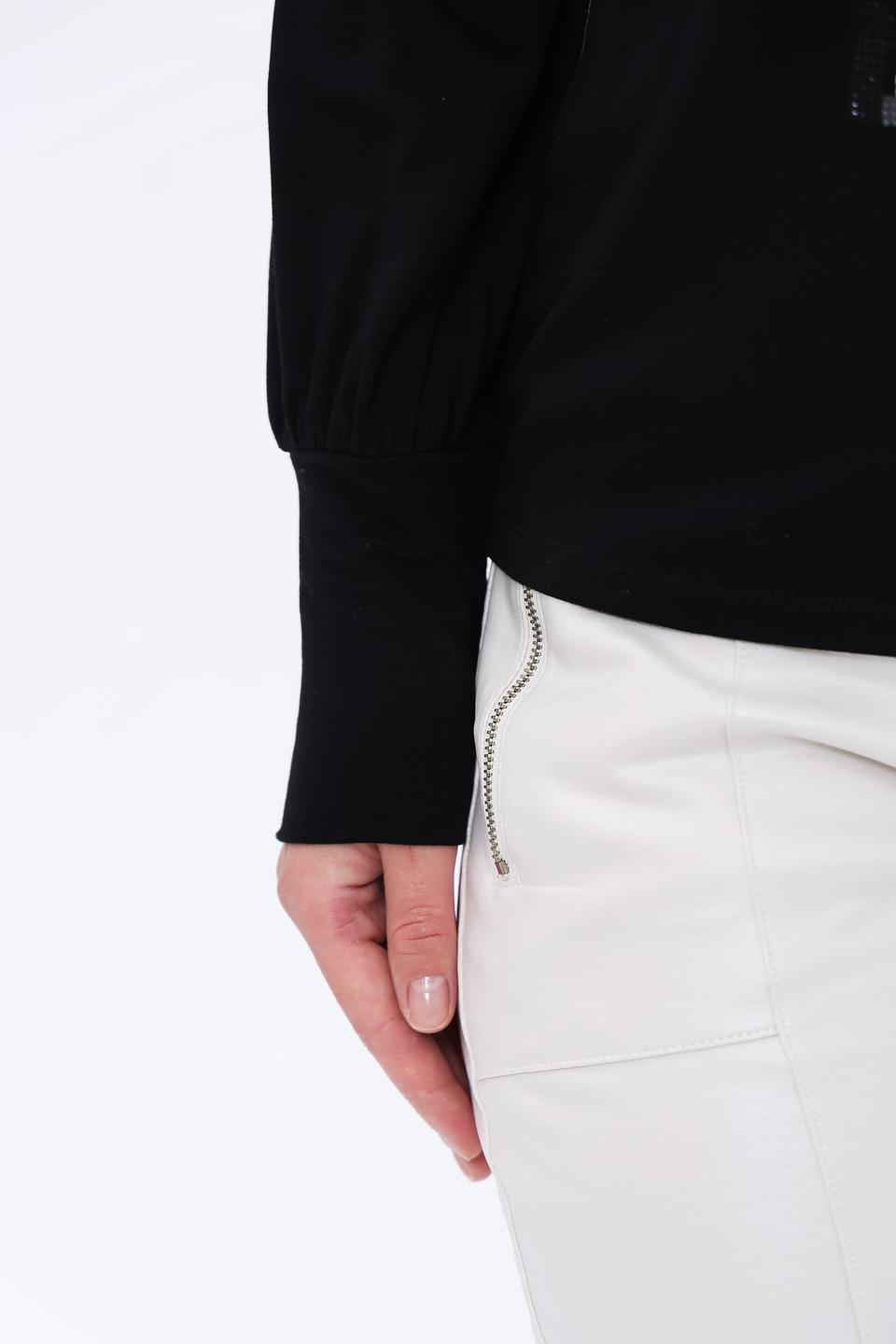 Лонгслив Monari с принтом собаки