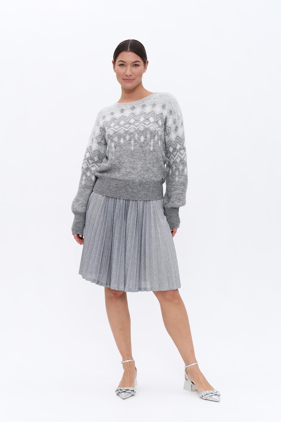 Юбка Monari плиссированная серая