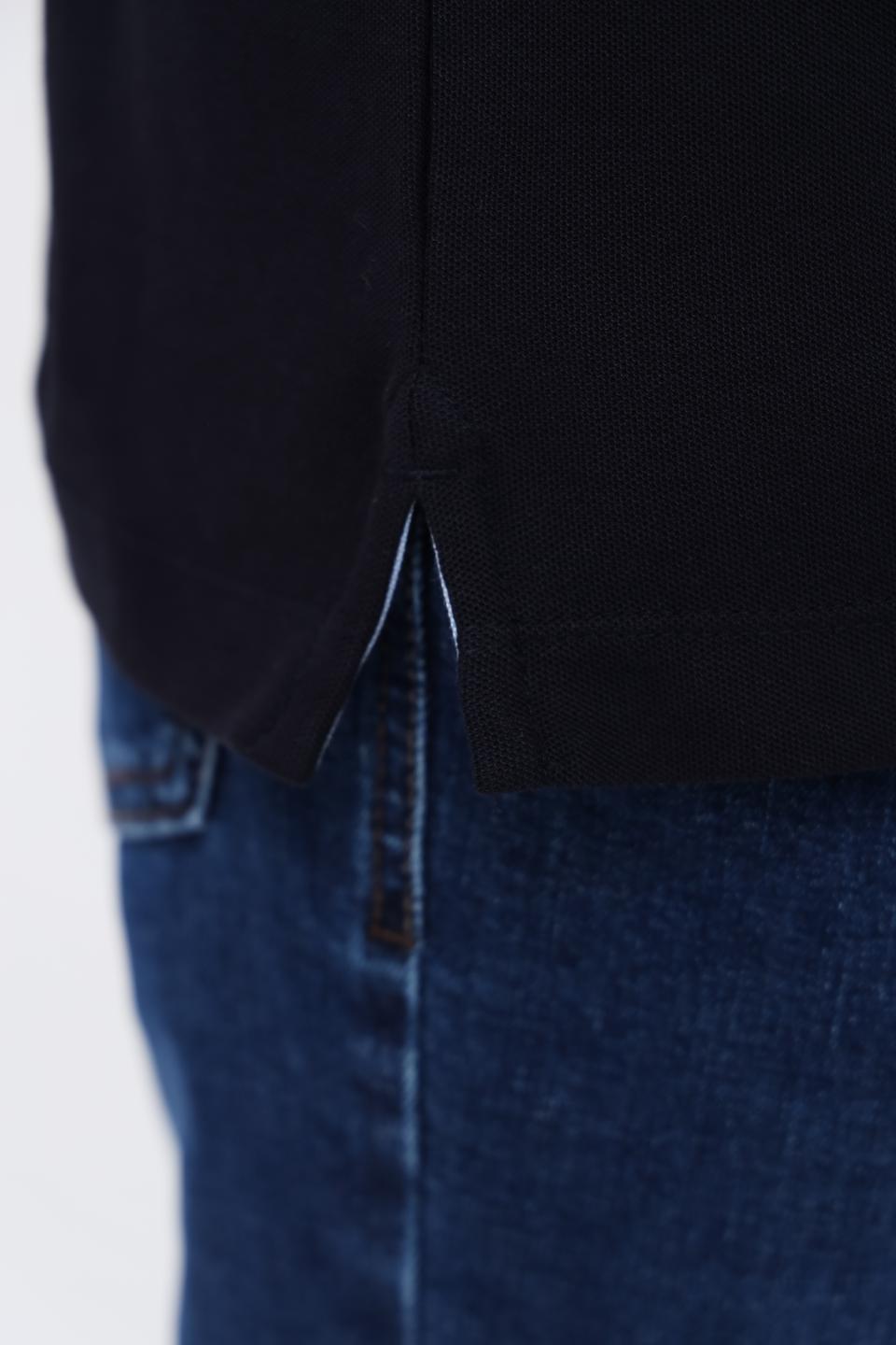 Поло Bugatti мужское тёмно-синее