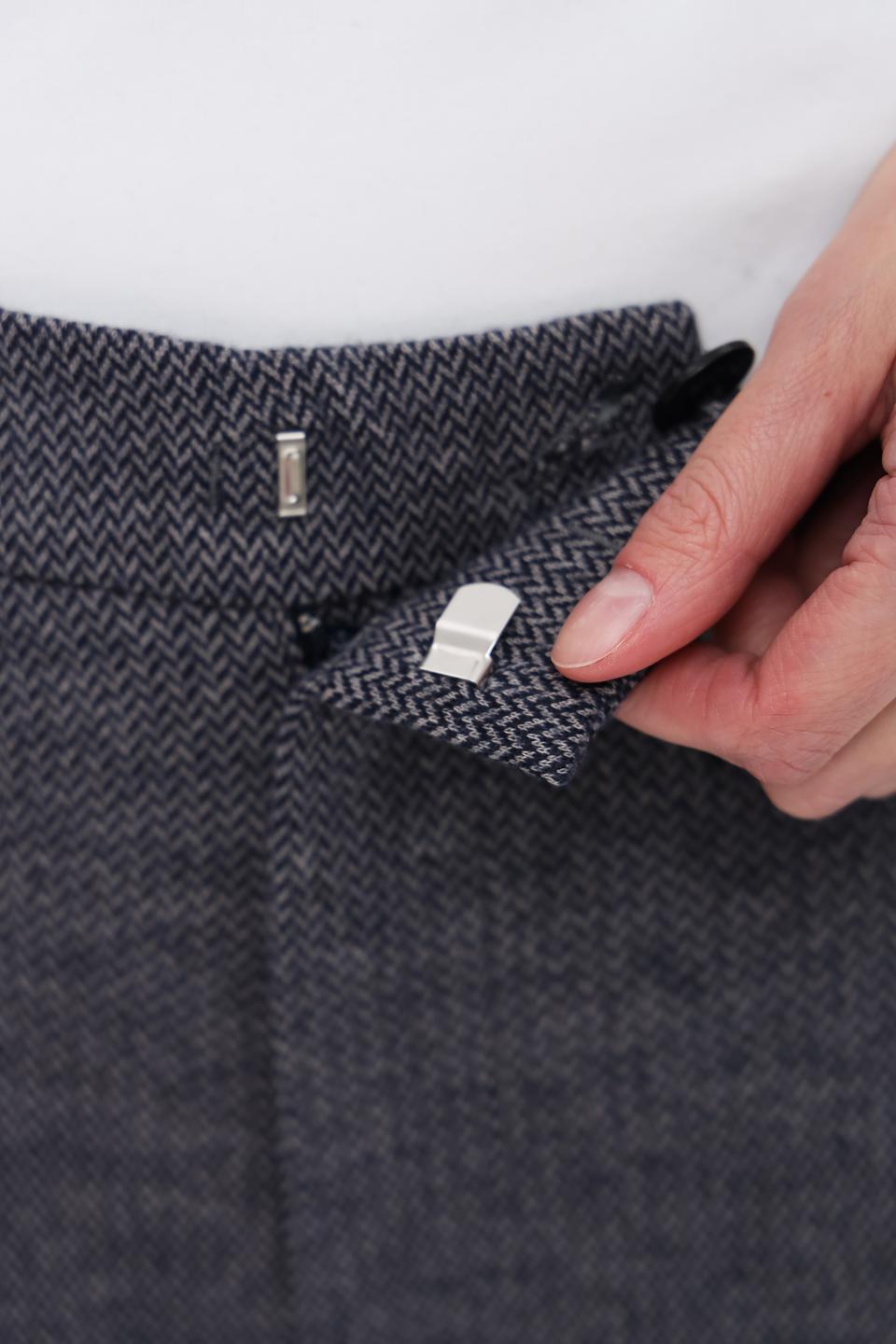 Брюки трикотажные Oui серые