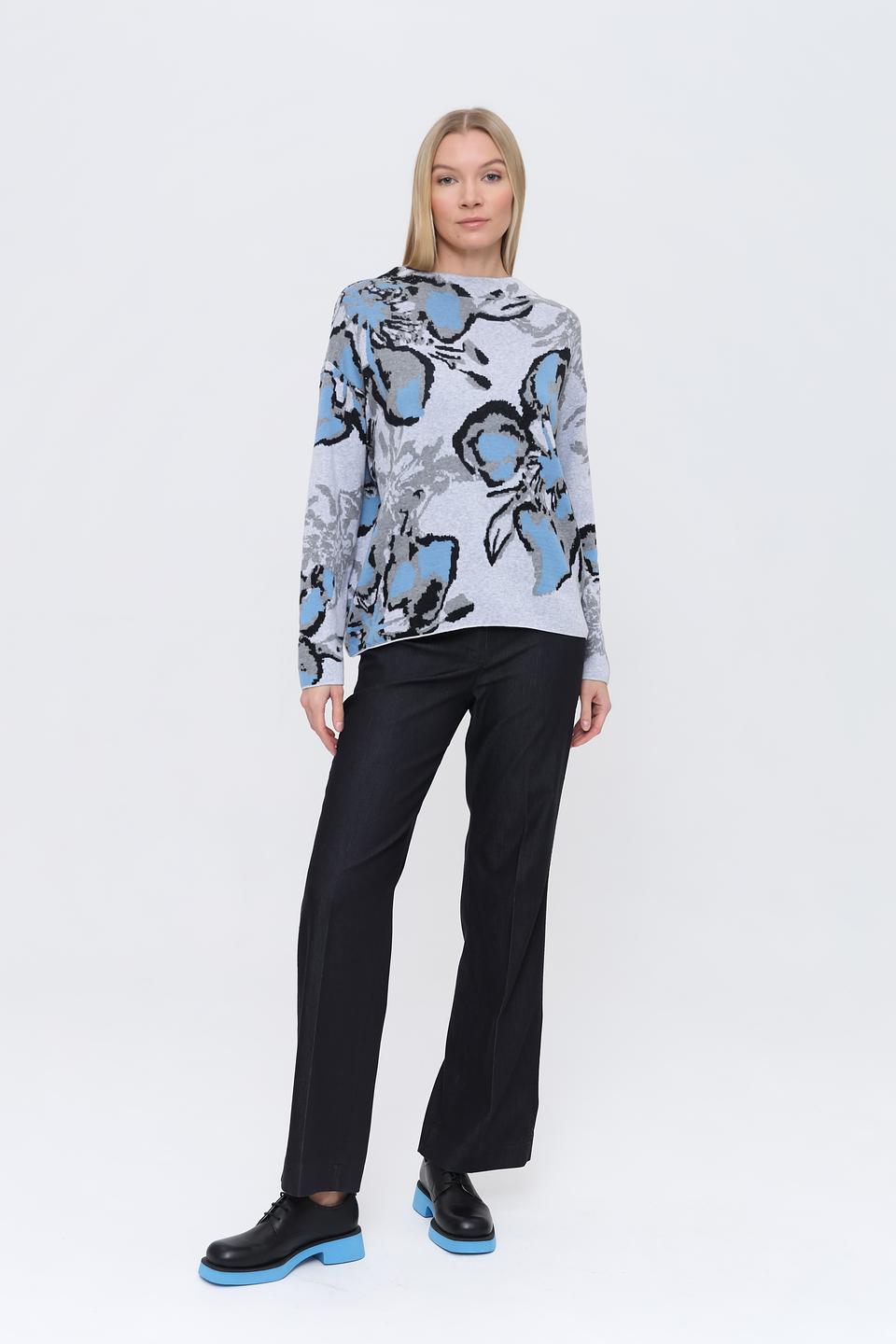 Джинсы Bianca прямые тёмно-синие