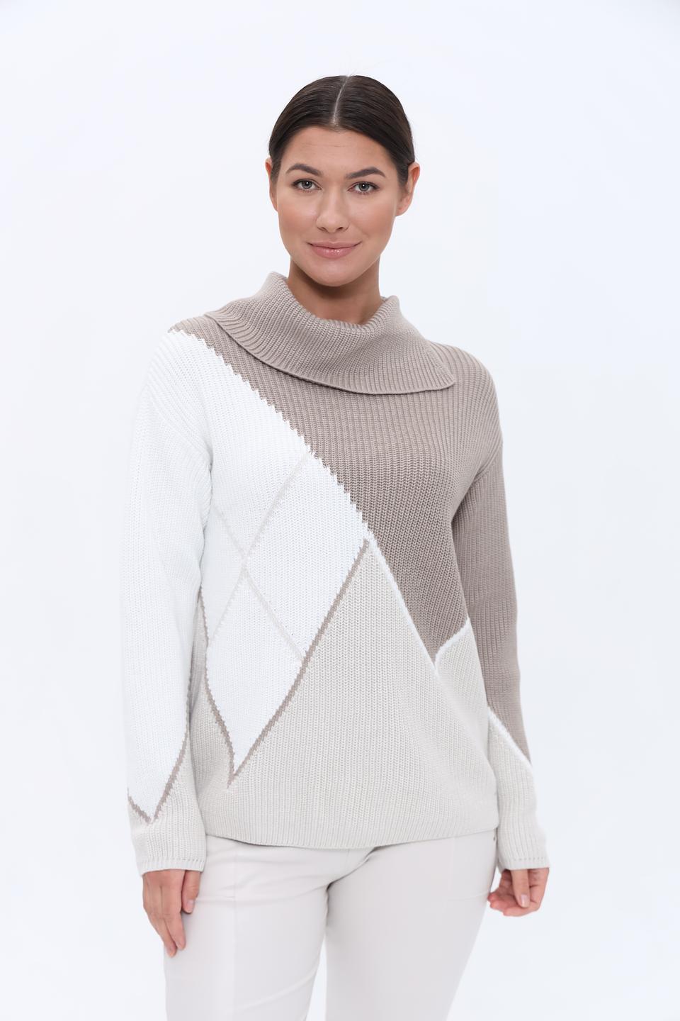 Пуловер Monari с геометрическим узором