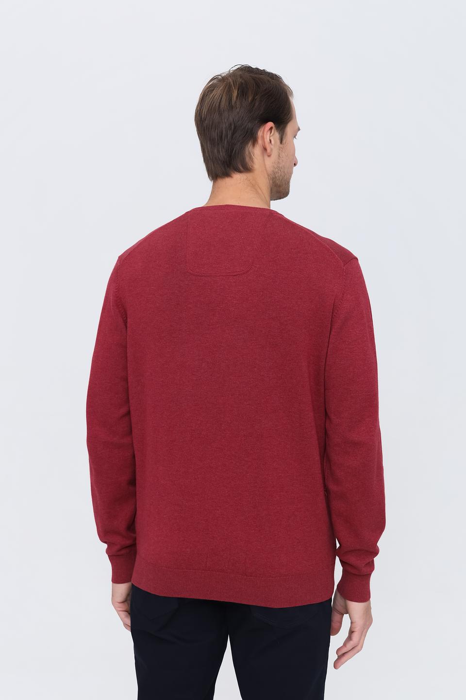 Джемпер Casa Moda V-образный винный