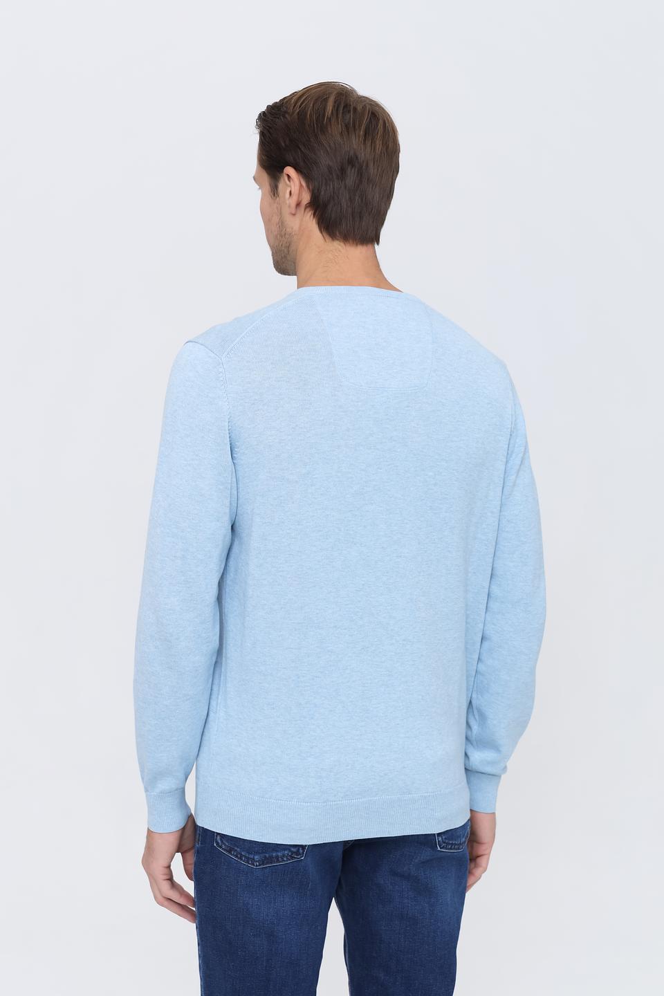 Джемпер Casa Moda V-образный голубой