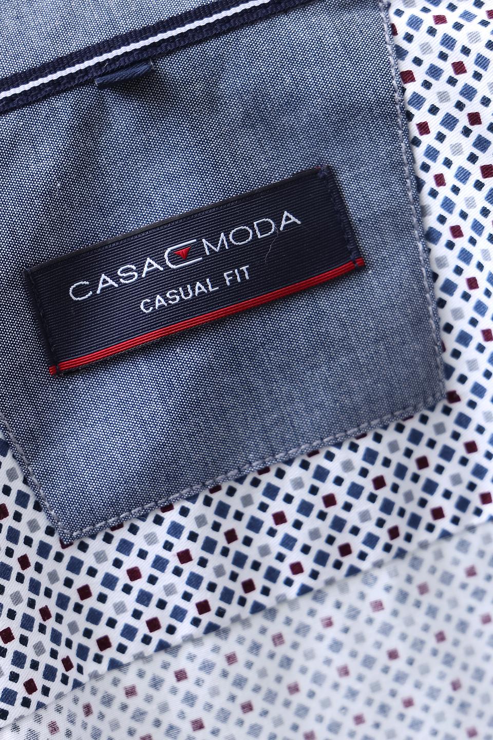 Рубашка Casa Moda с принтом голубой