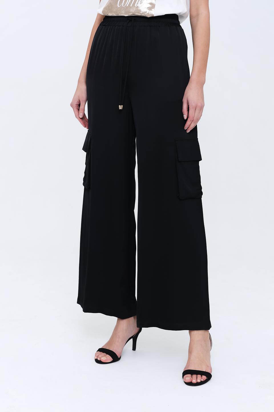 Брюки кюлоты Just Valeri чёрные