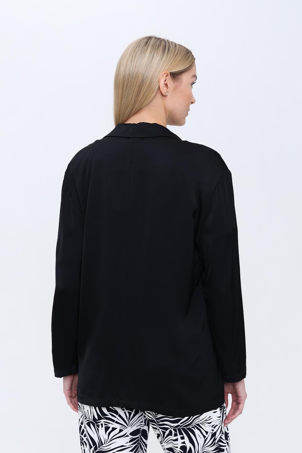 Жакет Just Valeri чёрный оверсайз