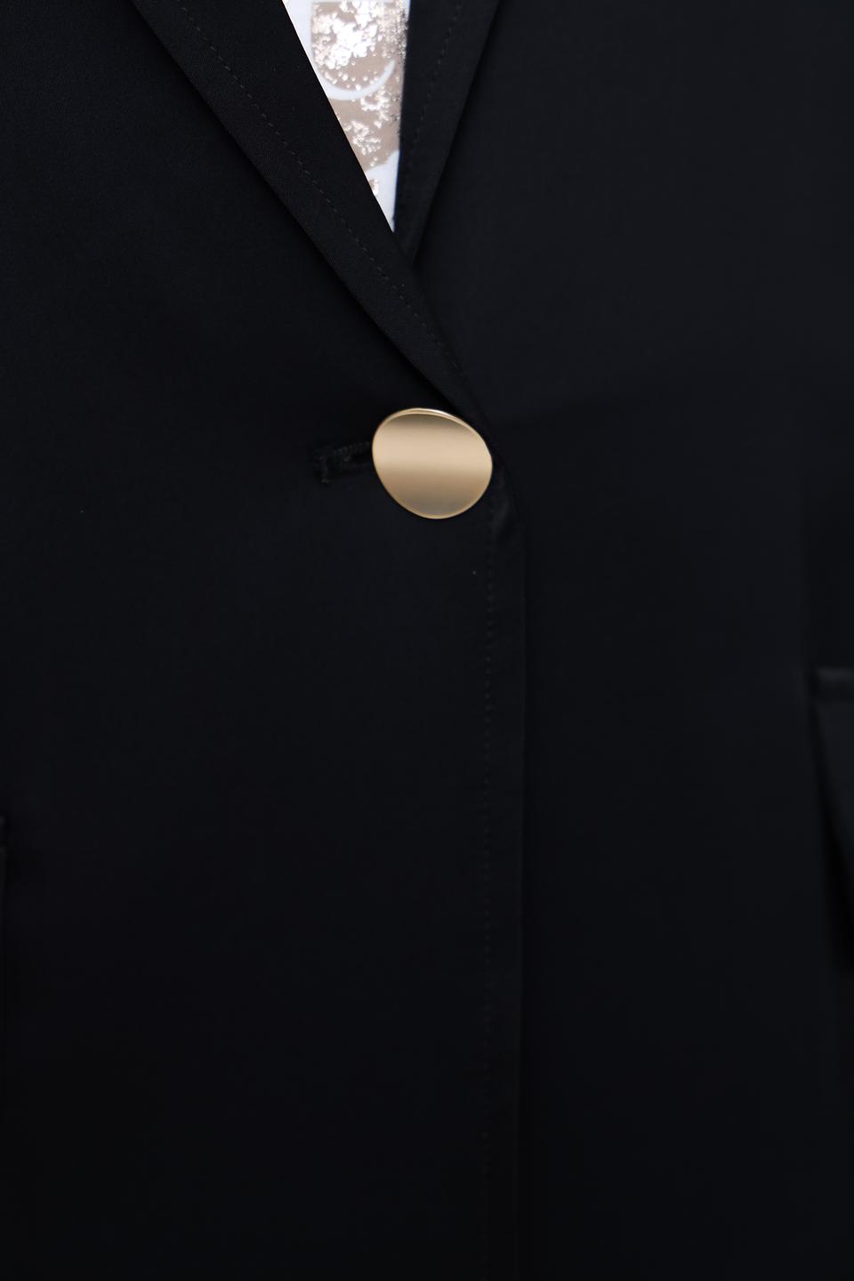 Жакет Just Valeri чёрный оверсайз