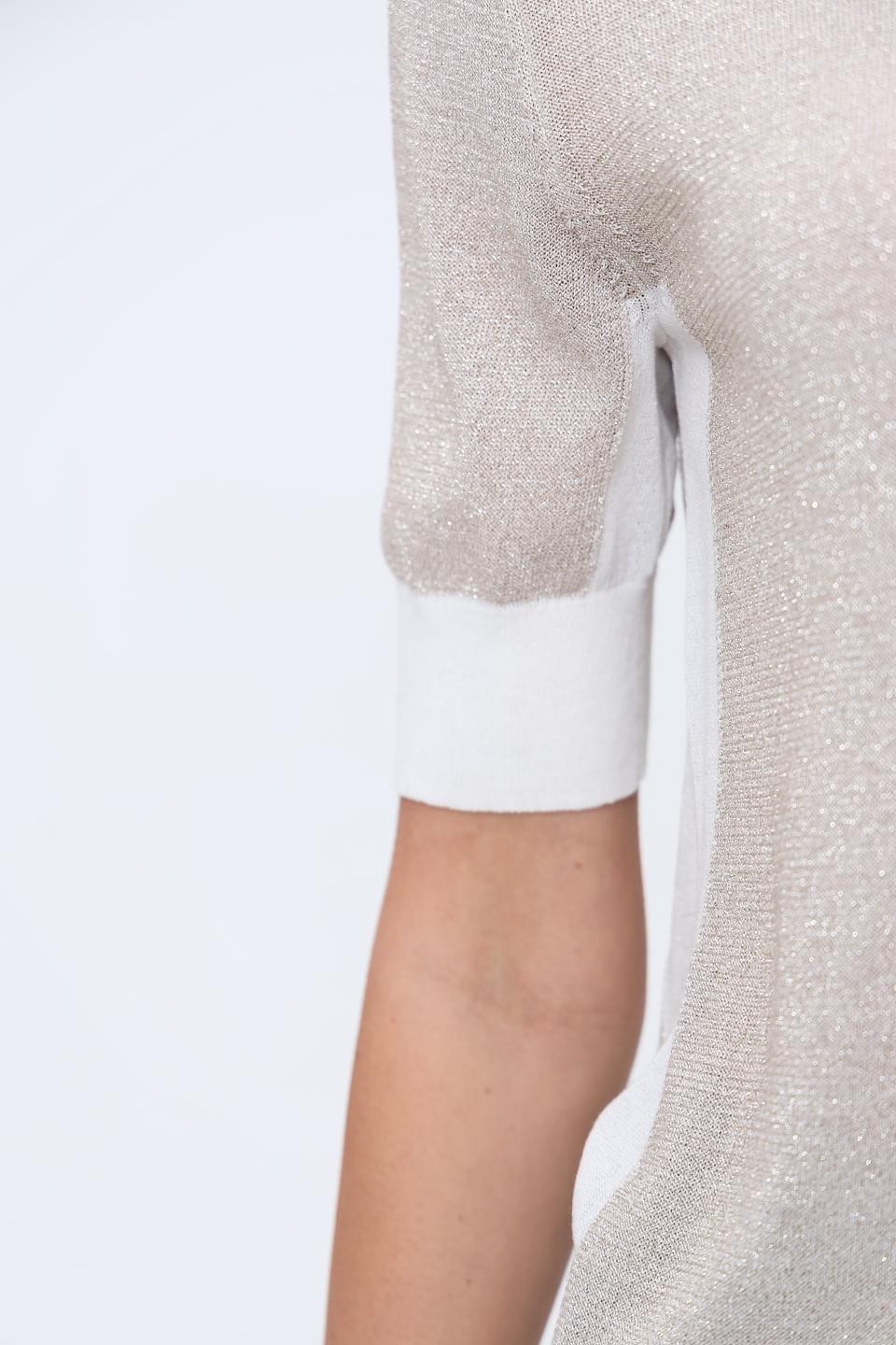 Пуловер Pezzo с белой отделкой