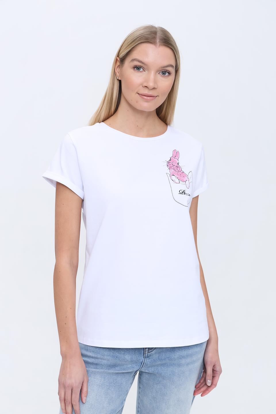 Футболка Pezzo с зайцем