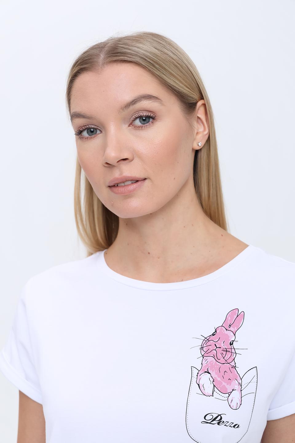 Футболка Pezzo с зайцем