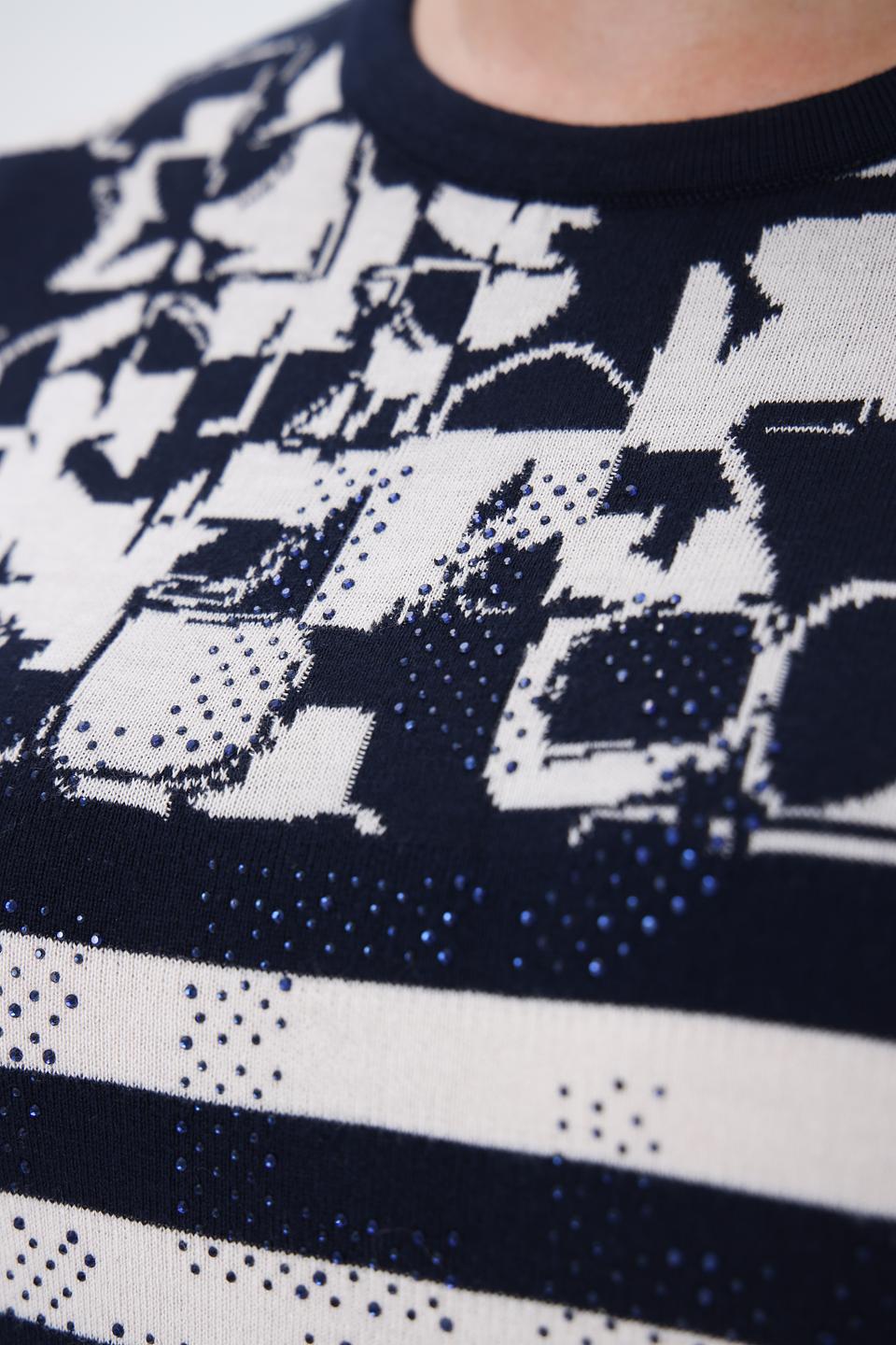 Пуловер Rabe collection в полоску