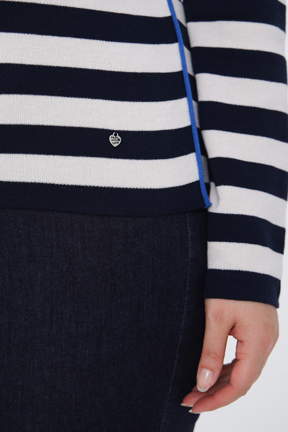 Пуловер Rabe collection в полоску