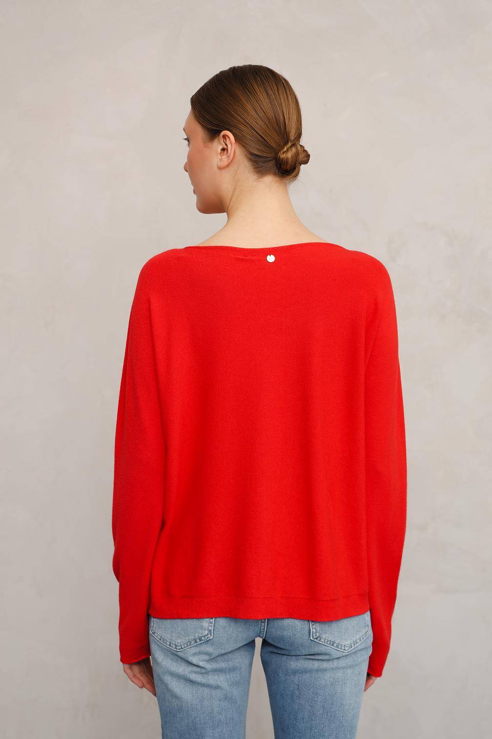 Пуловер Rich and Royal красный