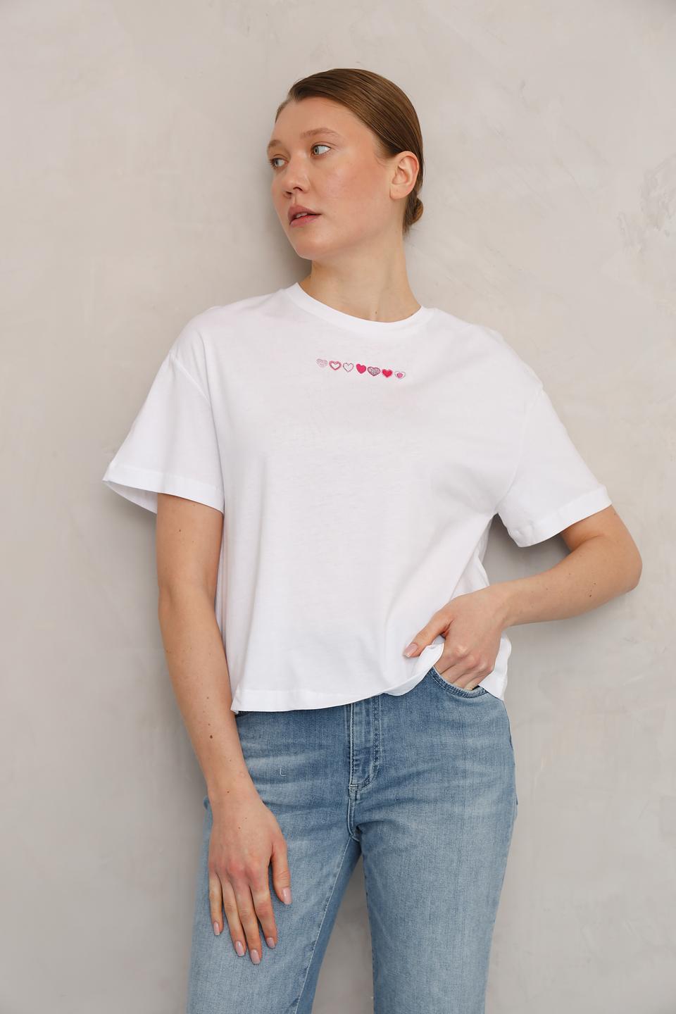 Футболка Rich and Royal с сердцами