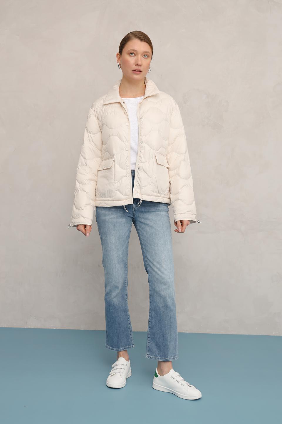 Куртка Gerry Weber стеганая бежевая